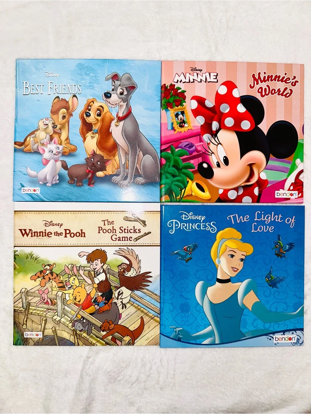 New 4pc Disney Children’s Book Bundle